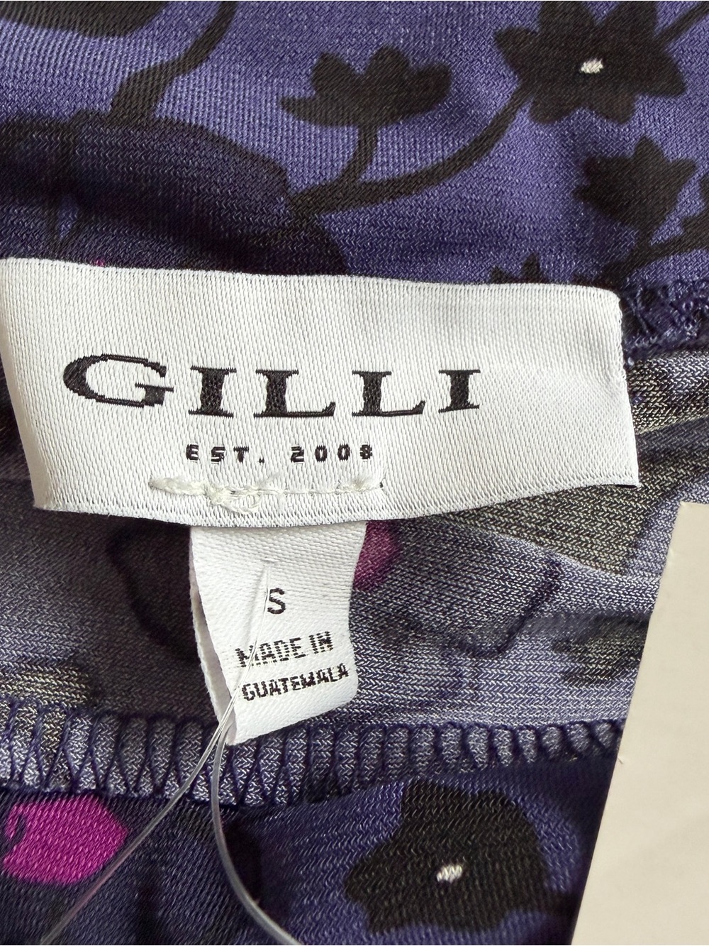 NWT Gilli Stitch Fix Purple Floral Midi Skirt S - Picture 4 of 8